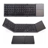 Portable Mini Wireless Foldable Bluetooth Keyboard Touchpad