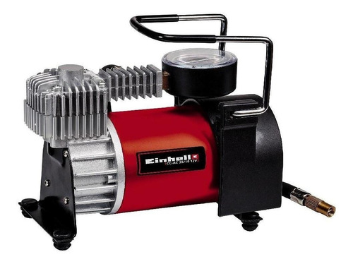 Compresor De Aire Mini Eléctrico Portátil Einhell Carro Cc-ac 35/10 12v Rojo/negro/gris