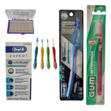 Kit De Limpieza Para Ortodoncia Oral B / Brakets Gum Premium