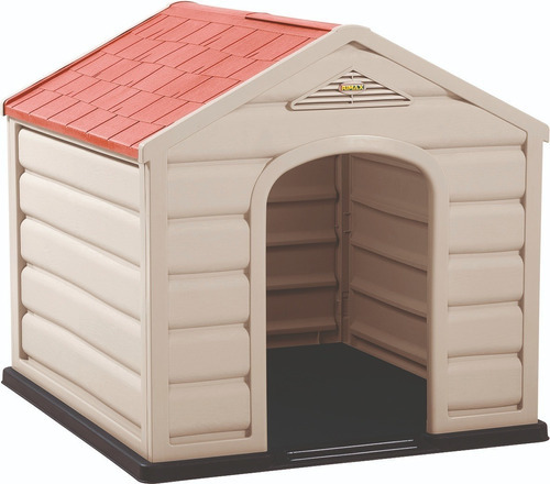 Rimax® Casa Pequeña Para Perros Interior Exterior Jardín Dh Color Beige