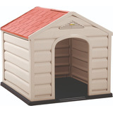 Rimax® Casa Pequeña Para Perros Interior Exterior Jardín Dh Color Beige