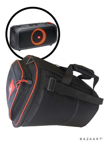 Bag Case Para Caixa De Som Jbl Partybox On The Go Acolchoada