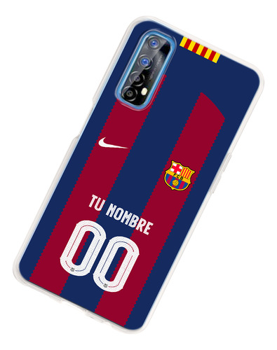 Funda Para Realme Barcelona Local Personalizada Con Nombre