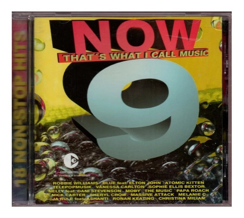 Cd Now 9, Robbie Williams-moby-papa Roach-massive Attack-the