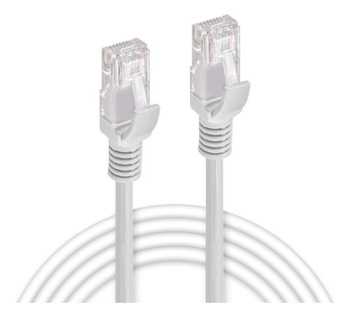 Cable Utp Cat 5e 100% Cobre Red Internet Ponchado 5 Metros