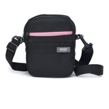 Shoulder Bag Mini Bolsa Bag Lateral Zipér De Cor