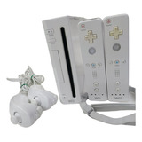 Wii 2 Mandos Originales + Disco Duro 500gb Adaptador De Hdmi