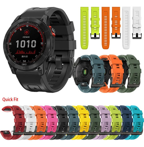 Para Garmin Fenix 7x Pro 7 51mm 6/x Gps 5/x Plus 3 Hr Correa