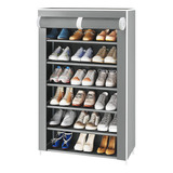 Mueble Organizador Zapatero, 6 Niveles, Azul 