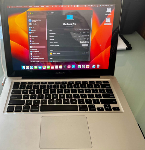 Macbook Pro 13 I5 2,4ghz 16gb Ssd480gb+hd500gb + Drive Dvrw