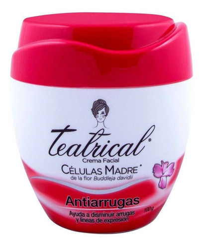 Teatrical Células Madre Crema Facial Antiarrugas 100 Gr.