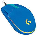 Mouse Logitech G203 Lightsync Rgb Optico Usb Azul Gaming