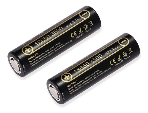 02 Baterias Liitokala 18650 Li-ion 3,7v 3500mah Original