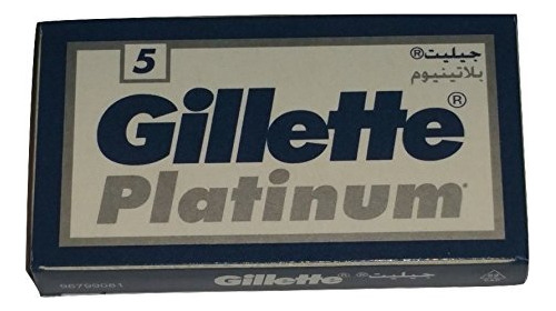 10 Cuchillas De Doble Filo Gillètte Platinum