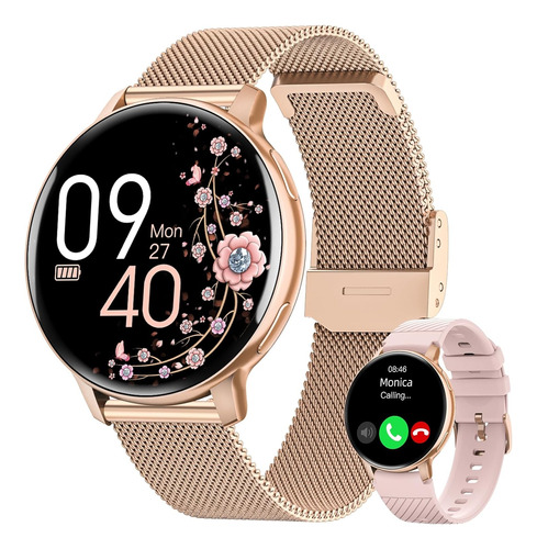 Reloj Inteligente Mujer Llamadas Bluetooth 1.39  Smartwatch