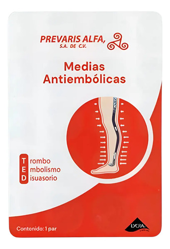 Media Antiembólica Ted Trombosis Muslo Largo Ml500 Prevaris | MercadoLibre