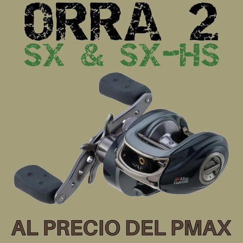 Reel Abu Garcia Promax 3 Pmax3-l Rotativo 8r Zurdo Y Derecho