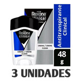 3 Unid Rexona Clinical Men 48g Hombre En Crema