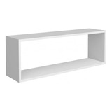 Nicho Branco Mdf Retangular  P/ Livros  120x40x35