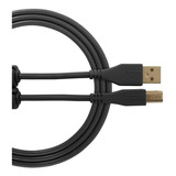 Cable Audio Usb Udg 2.0 A-b 2 Mt Negro Recto U95002bl