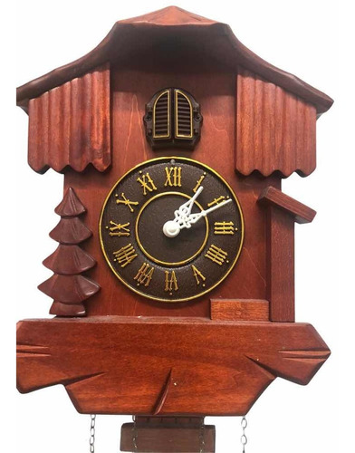 Reloj Cucu Madera Con Sonido Para Colgar En Pared Antiguo