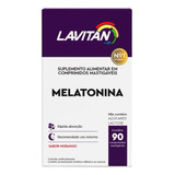 Kit 6 Caixas Lavitan Melatonina 0,21mg 90 Capsulas Morango