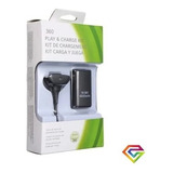 Kit De Carga Juega Xbox 360 Batería 4800 Mah Cable Cargador