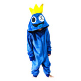 Pijama Kigurumi Blue De Rainbow Friends Infantil