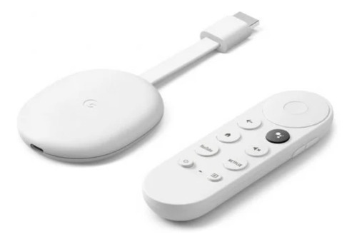 Chromecast Hd Con Google Tv Control Remoto 8 Gb Blanco Nuevo