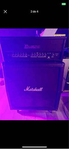 Amplificador Marshall Caja 4x12 Y Cabezal Ibanez