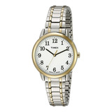 Reloj Mujer Timex Tw2p78700 Cuarzo Pulso Bicolor En Acero
