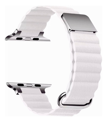 Pulseira Couro Luxo Magnética Para Apple Watch