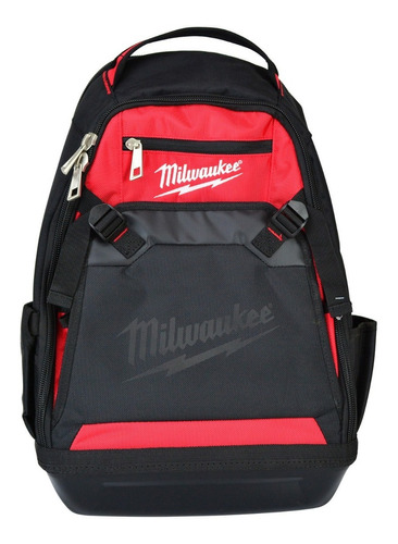 Mochila Milwaukee 48-22-820 Ideal Para Herramientas Y Laptop Color Rojo / Negro