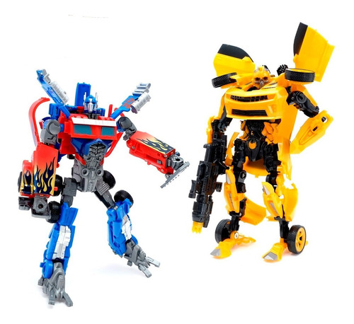 Transformers Optimus Prime O Bumblebee Grande 25 Cms