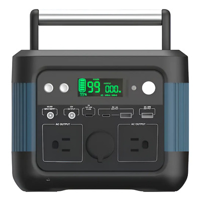 Estación de Energía Portátil Inversor Onda Sinusoidal Pura 600W Pico Protección BMS Inteligente 3 Modos+Carga 8 Puertos Múltiples Emergencias y Exteriores Generador Electrico Solar Tecnología Inverter | Envío gratis