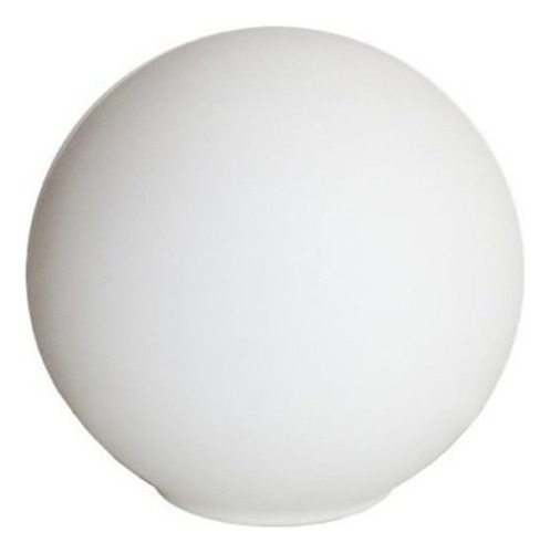 Repuesto Tulipa Globo 15cm Vidrio Opal Satinado Sin Cuello