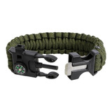 Pulsera Paracord Tactica Supervivencia Con Pedernal Mendoza