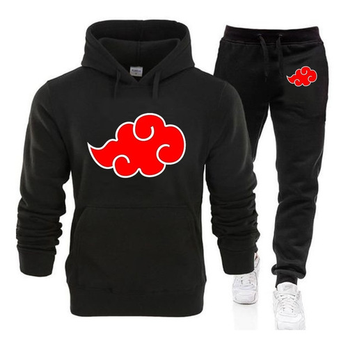 Sudadera Deportiva  Hombre Nubes Akatsukis Naruto Buzo Joger