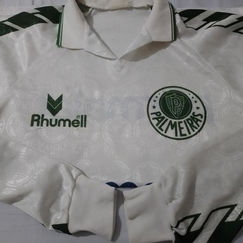 Rhumell Palmeiras Camisa Mangas Longas Branca