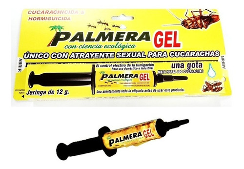 Palmera Gel Para Cucarachas Y Hormigas - g a $2083
