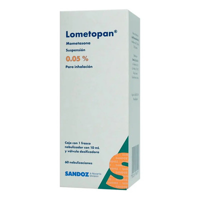 Lometopan Suspensión Para Inhalación, 1 Frasco Nebulizador 60 Nebulizaciones (10 Ml) | Envío gratis