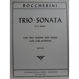 Partitura 2 Violinos Piano Trio Sonata In C Minor Boccherini