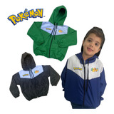 Corta-vento Infantil Menina Ou Menino Pokemon