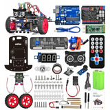 Kit De Coche Robot Inteligente Aprender Arduino