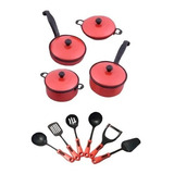 Set De Cocina Kitchen Art Ditoys 2242 Color Negro