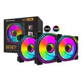 Cooler Fan Aigo Infinity 24 Pro Argb + Pwm 3 Fans Darkflash