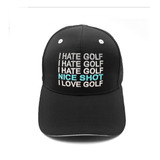 Gorra De Golf  Hate Golf Love Golf