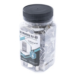 Bote Con 100 Piezas Plug Modular Rj45 Cat6 Blindado Con Pin