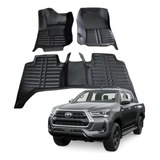 Cubre Alfombra Termoformada Premium Para Toyota Hilux +2016