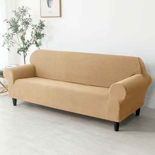 Funda Protectora Sofa 3 Cuerpos Color Beige Liso